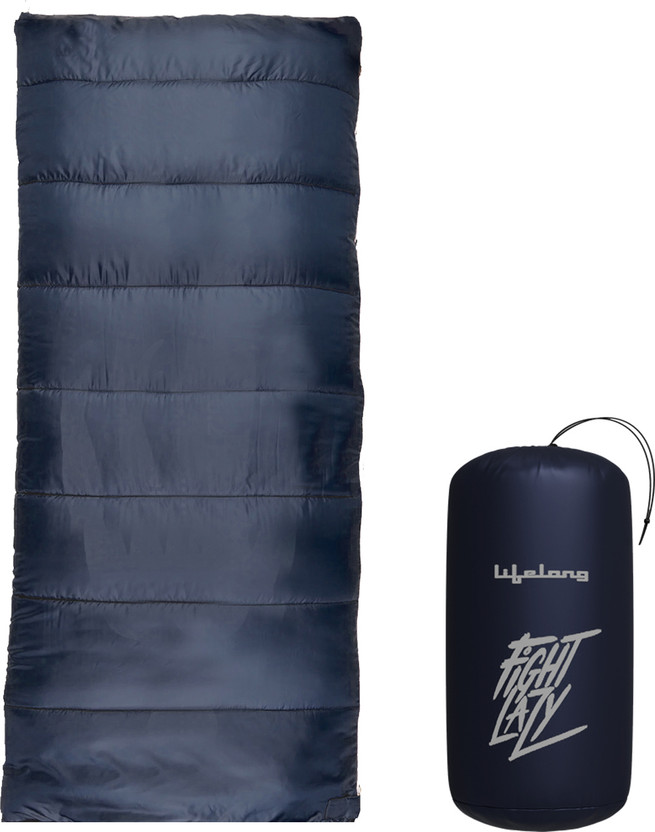 Lifelong Sleeping Bag for Adults - Winter Sleeping Bags Temperatures 4°C to 10°C Sleeping Bag(Blue)