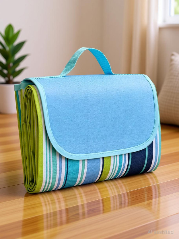 ANKZWEE Polyester Chatai Mat(Multicolor and Multi-Print, Large)