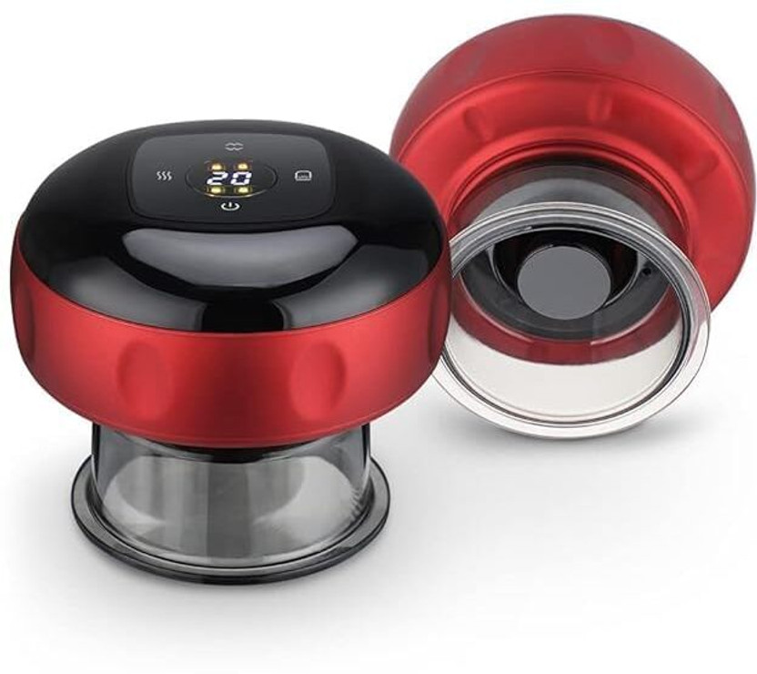 Calldrishe Electric Smart Cupping Device Vacuum Red Light Cupping Cups Therapy Massage Kit Slimming Machine