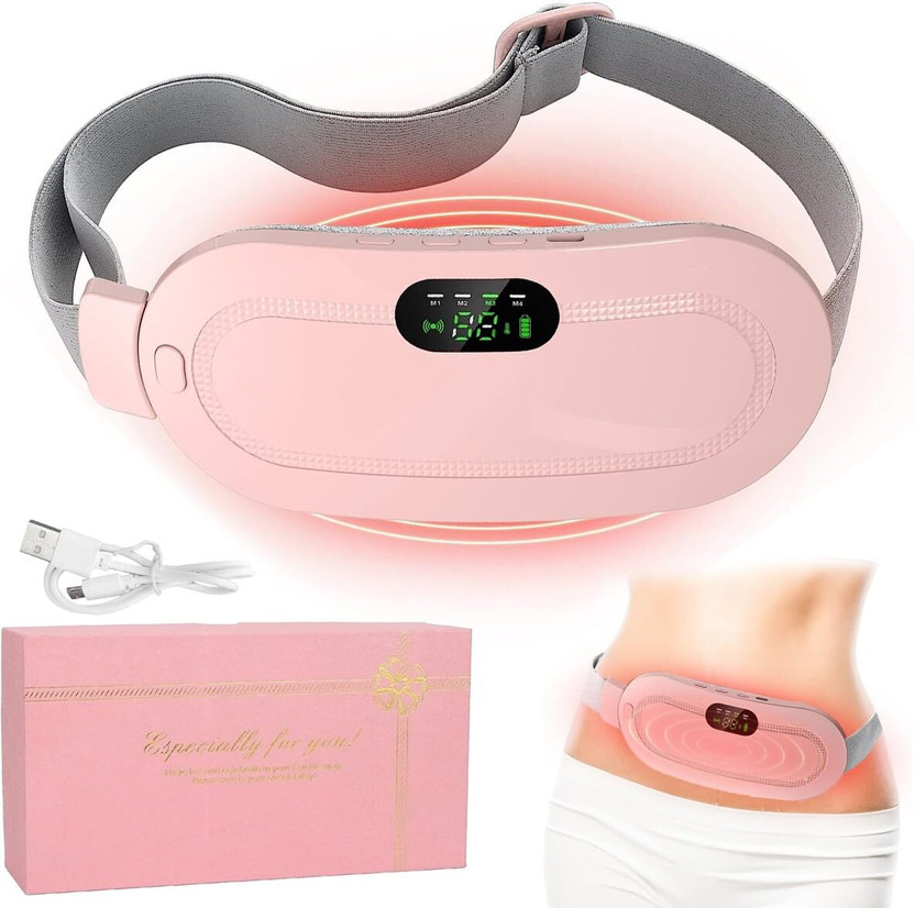HEMOGARD Pain Relief Heating Pad, Period Heating Belt Menstrual Cramp Massager Slimming Machine