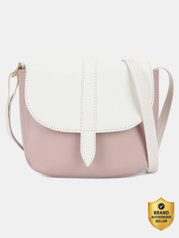 Fastrack Purple Sling Bag Color Blocked