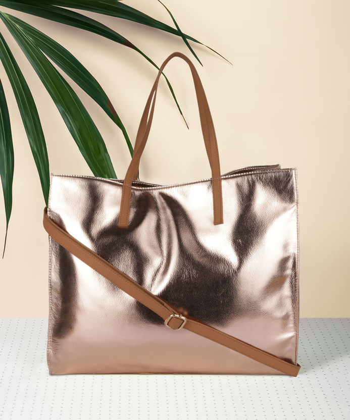 Rose gold tote clearance