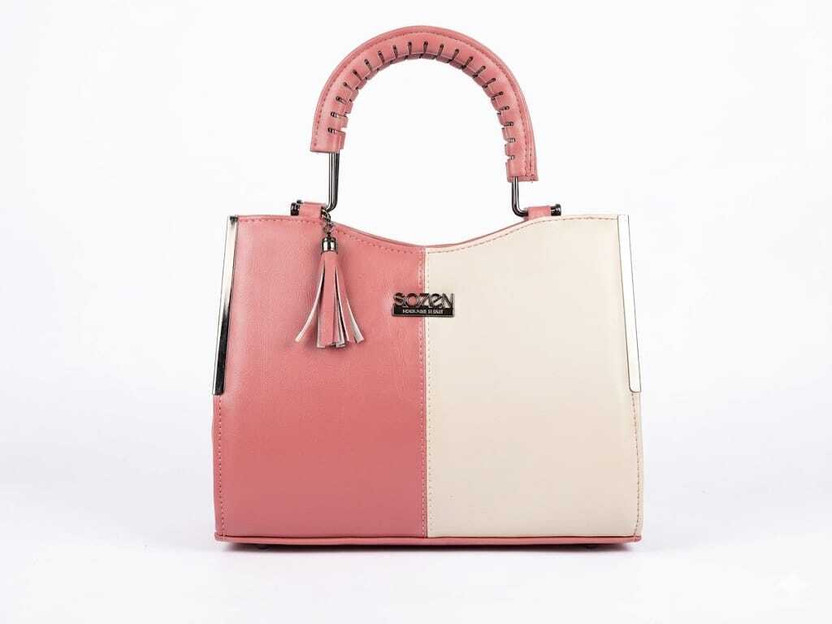 the the global attire Pink, Beige Tote WOMAN TOTE BAG - Flipkart Deal