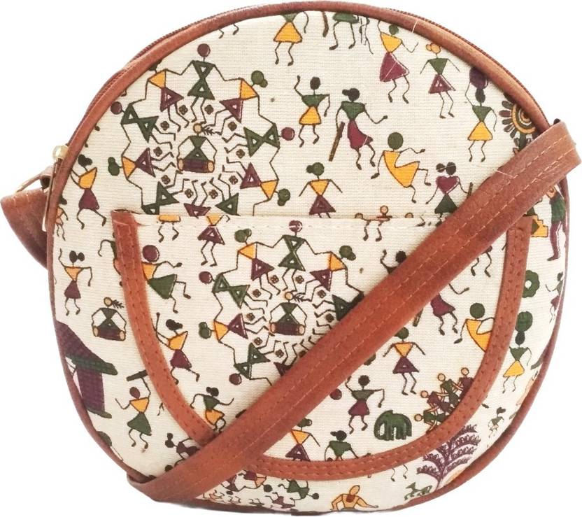 JG Shoppe Multicolor Sling Bag JG Round sling bag Multicolor Price in