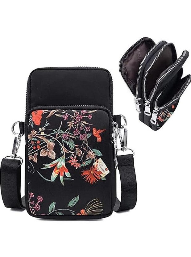 JI ACCESSORIES Multicolor, Green Shoulder Bag SHOULDER MOBILE BAG FOR WOMAN