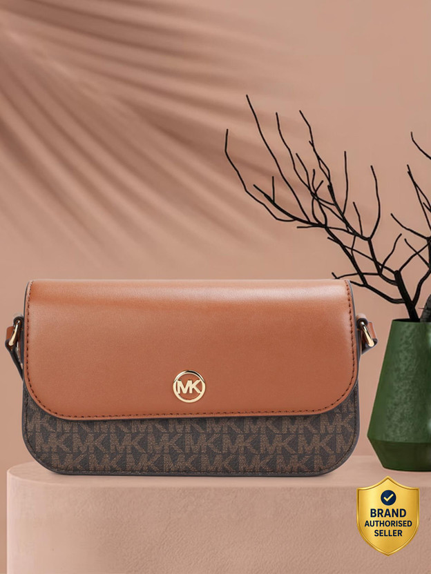 MICHAEL MICHAEL KORS Brown Sling Bag 35F4GTVC1B - Flipkart Deal