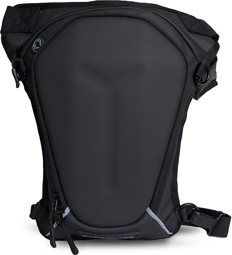 carbonado Black Sling Bag Turtle Leg Pouch 5L Hardshell , Crossbody Compatible , Travel and Outdoor Use
