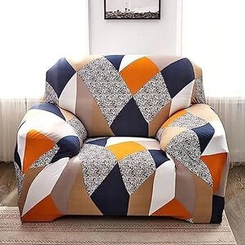 Flipkart SmartBuy Polycotton 1 Seater Sofa Floral Cover(Pack of 1 Multicolor)