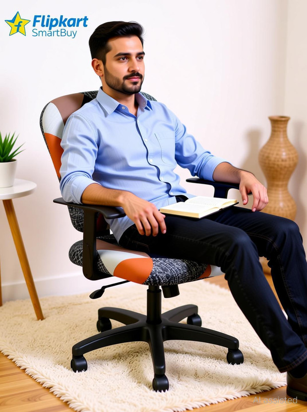 Flipkart SmartBuy Polyester 1 Seater Chair Abstract Cover(Pack of 8 Multicolor)