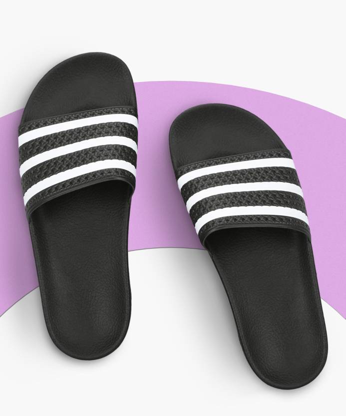 Oxide Ontstaan Mail ADIDAS ORIGINALS ADILETTE Slippers - Buy BLACK1/WHT/BLACK1 Color ADIDAS  ORIGINALS ADILETTE Slippers Online at Best Price - Shop Online for  Footwears in India | Flipkart.com