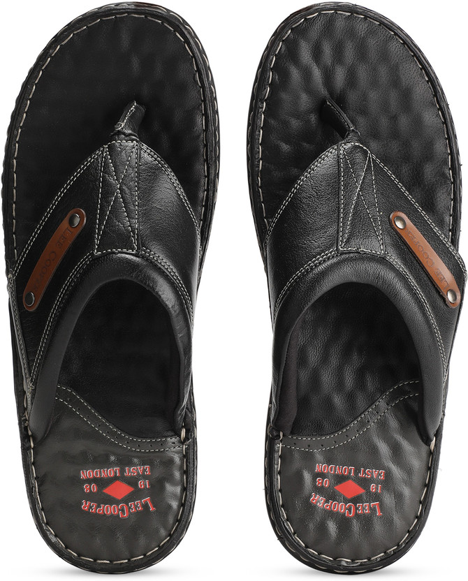 LEE COOPER Men Black Sandals - Buy LEE 