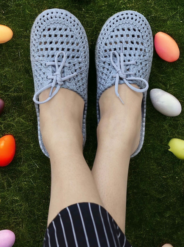 Swagify Women Slippers(Grey , 7)