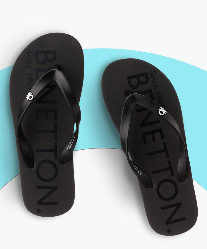 united colors of benetton flip flops online