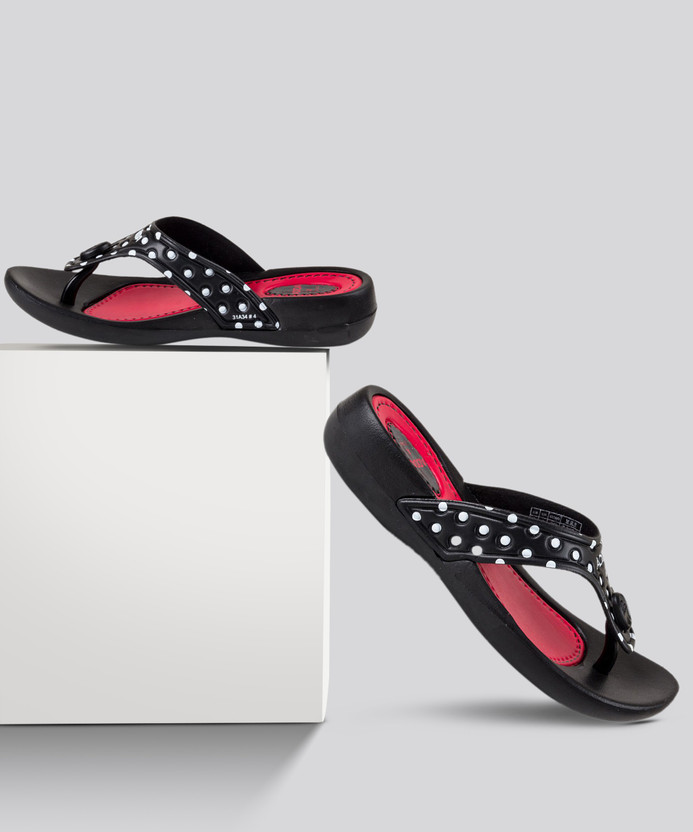 Adda Slippers - Buy Black Color Adda 