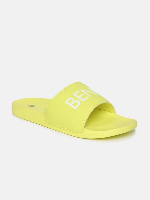 benetton slides black