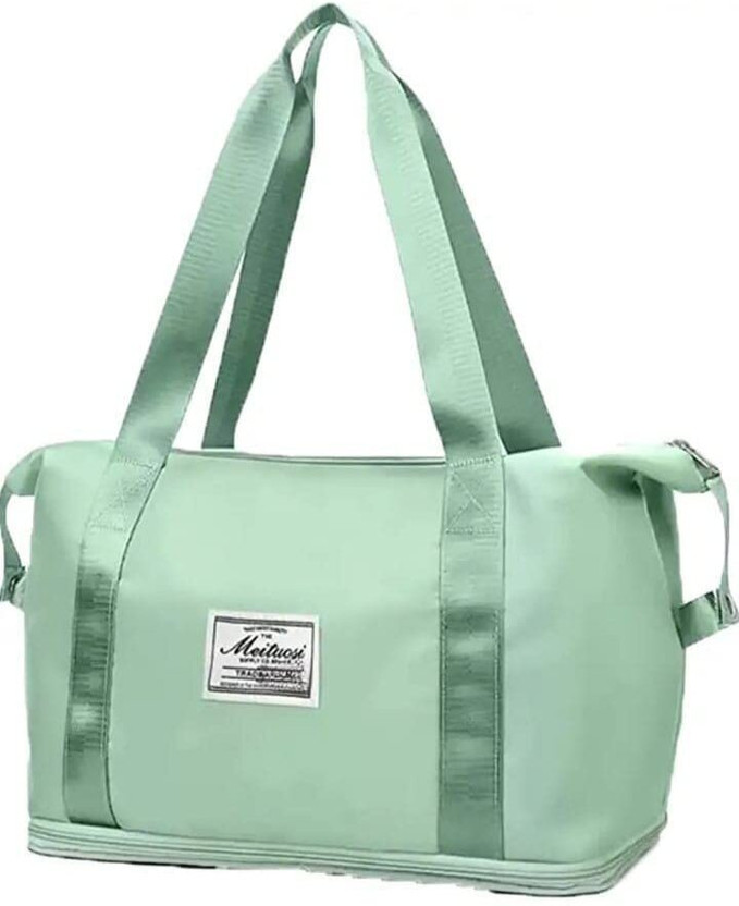 ECOBSY Travel Duffle Bag Expandable Folding Travel Bag for Women Gym Duffel Bag