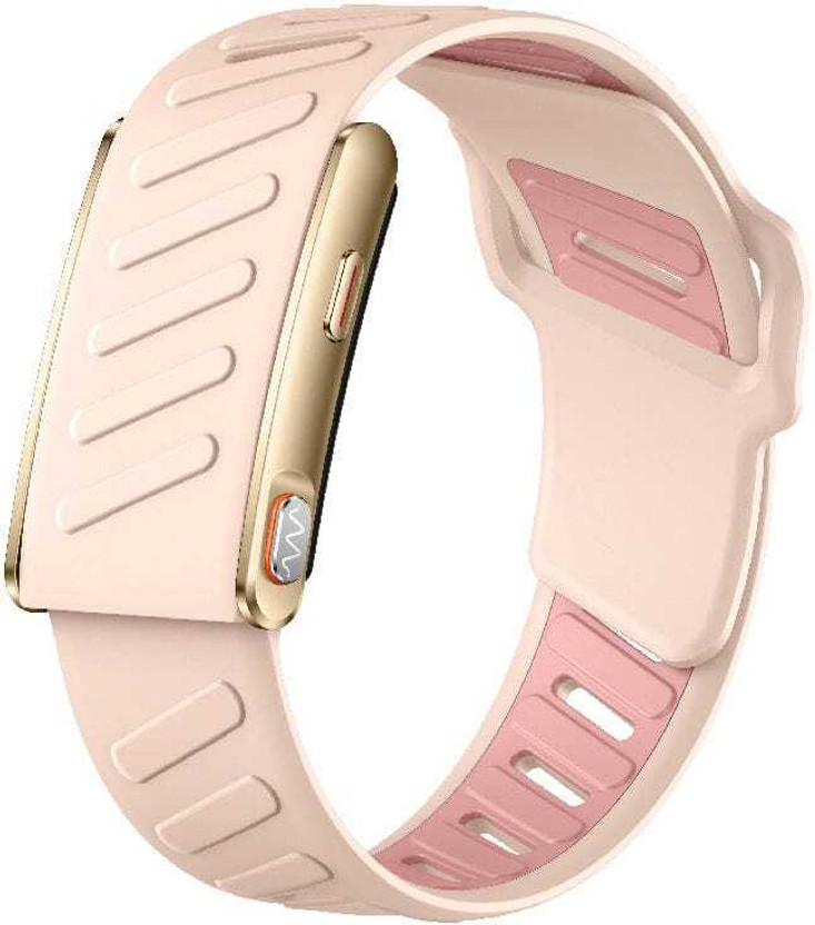 FITIX FitEdge Smart Fitness Band with Heart Rate Monitor, SpO₂ Tracker(Pink Strap, Size : (22 CM ) (Ai Health Analysis | Free Health App |)