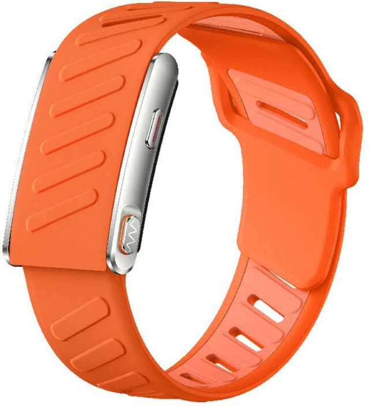 FITIX FitEdge Smart Fitness Band with Heart Rate Monitor, SpO₂ Tracker(Orange Strap, Size : (22 CM ) (Ai Health Analysis | Free Health App |)
