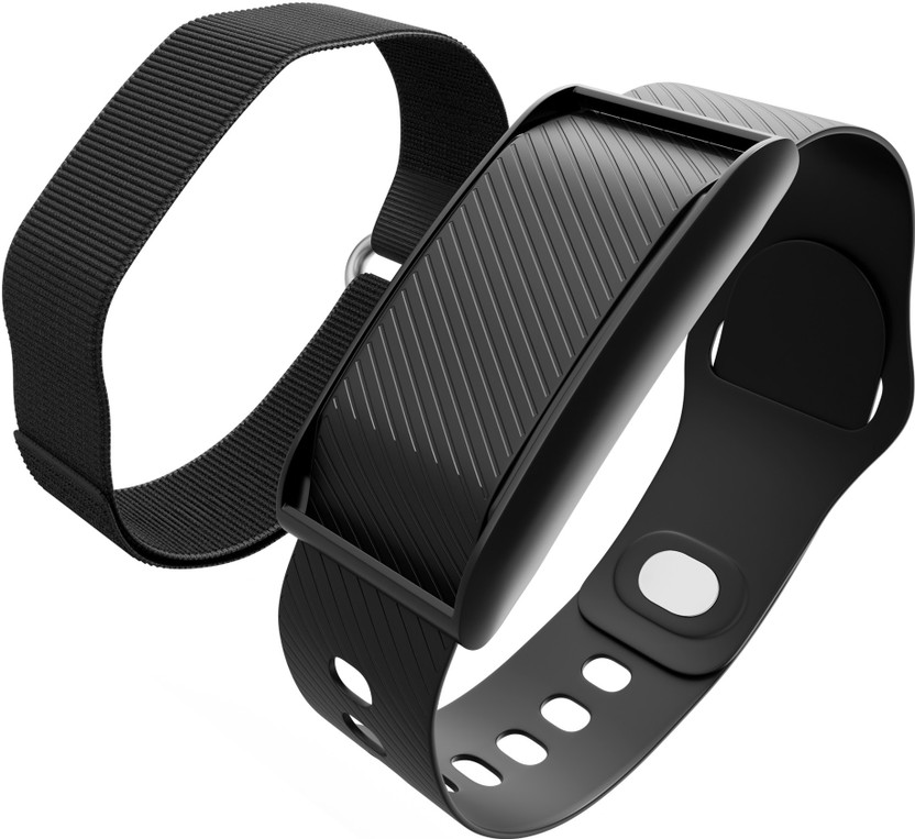 ZEBRONICS Zeb-Fit S3 Smart band, IP68, Advanced Sleep &Stress &Heart Rate, SpO2&BP Monitor(Grey Strap, Size : Free Size)