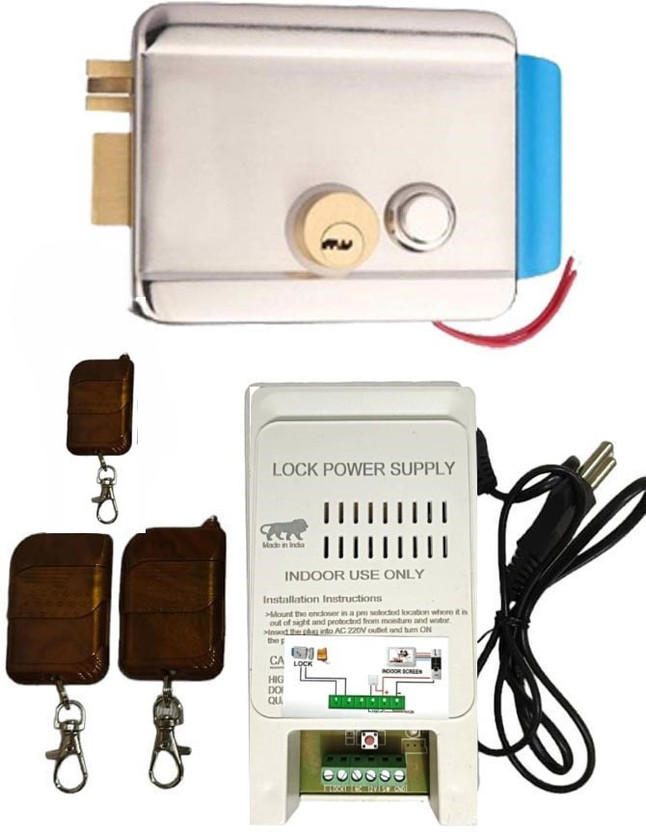 Aayansh Collection WIFI Controller with Door Lock & 3 Remotes Works with (Alexa and Google Home) Smart Door Lock(Mullti Color)