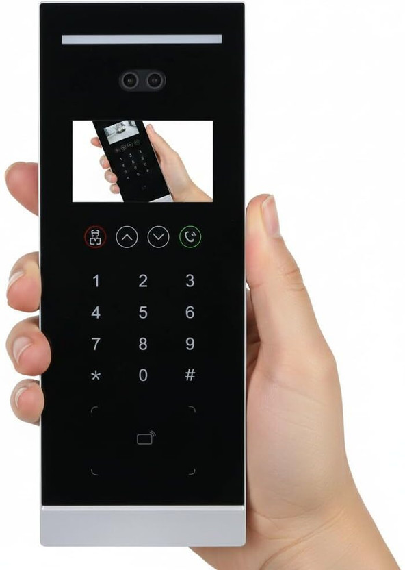 DRUMSTONE Face Recognition Door Station | Smart Access Control System with Optical Sensor Smart Door Lock(Mullti Color)