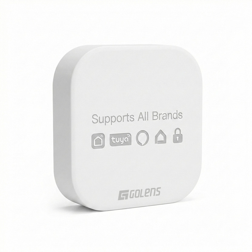 GOLENS Smart WiFi Gateway Bridge Mini, Smart Life App Hub, 2.4GHz WiFi Smart Door Lock(White)
