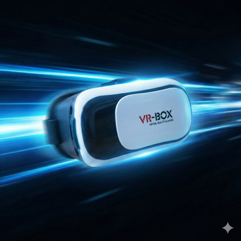 IsraelVR VR Glasses for Mobile – 3D Virtual Reality Headset for Movies & Games(Black & White)