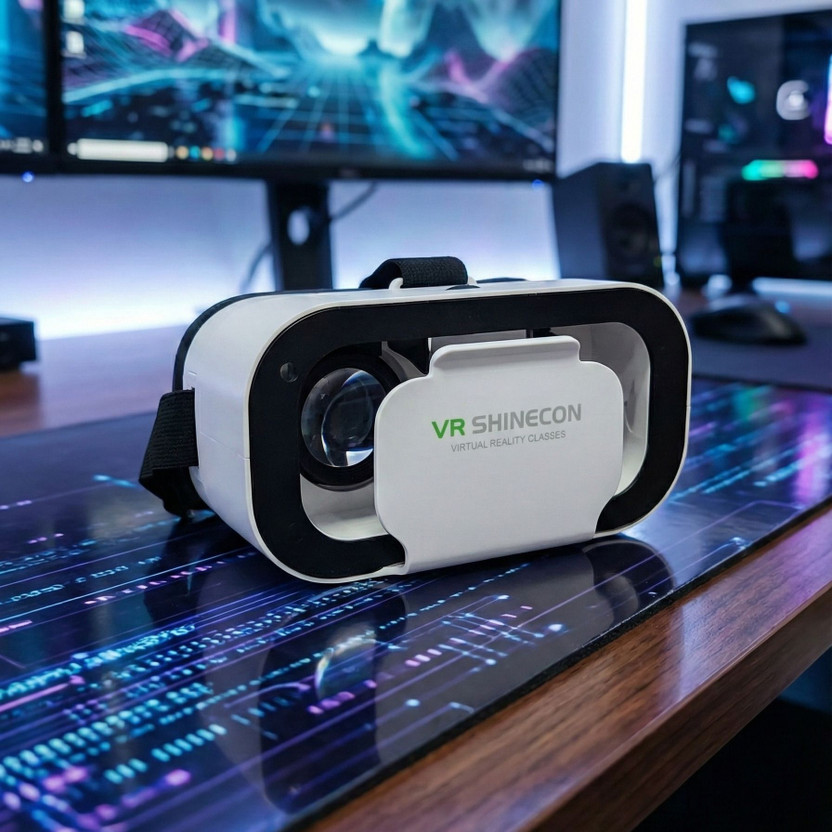 VR SHINECON Virtual Reality Video Glasses(white)