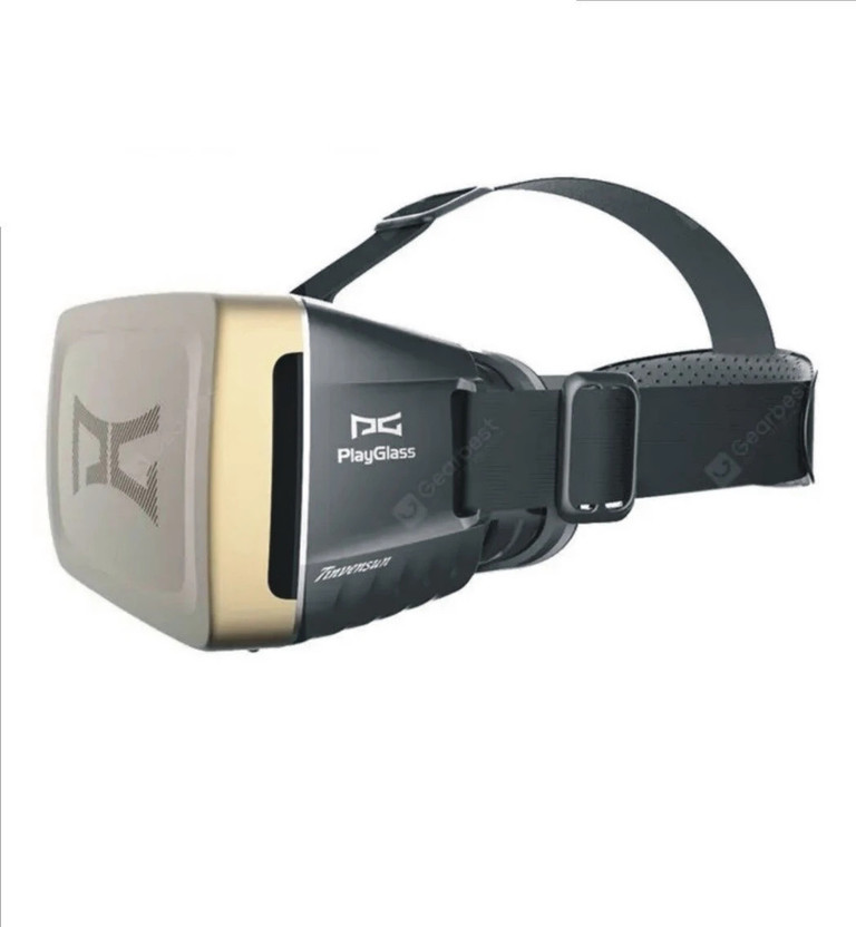 IBS Original VR Pro Shinecon Virtual Reality 3D Glasses Headset VRBOX Head Mount(PALM GOLDEN)