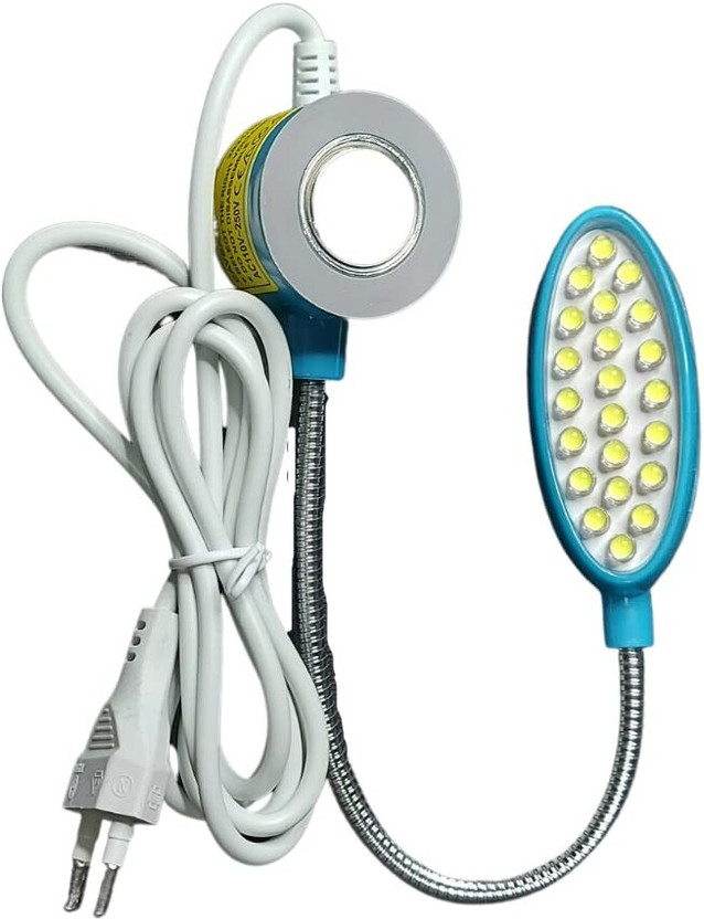 SR ENTERPRISE Led Lamp or Light for Industrial Swing Machine 22 LED Bulb with Regulator (220V) Study Lamp(3 cm, Blue)