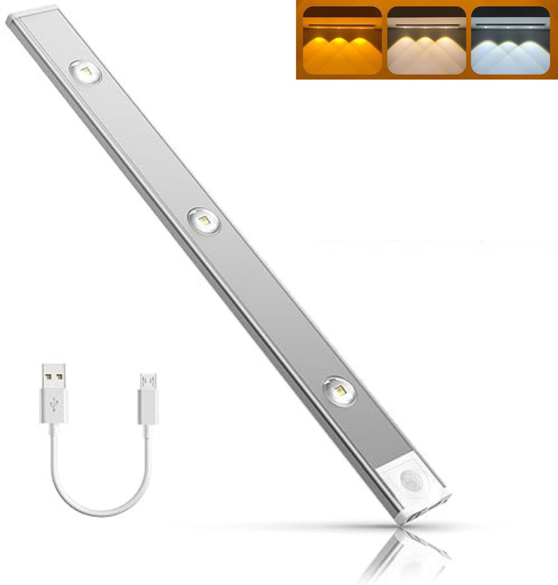Optiglow Motion Sensor Light,Rechargeable Motion Sensor Light for Wardrobe,Kitchen,Stairs Motion Sensor Light