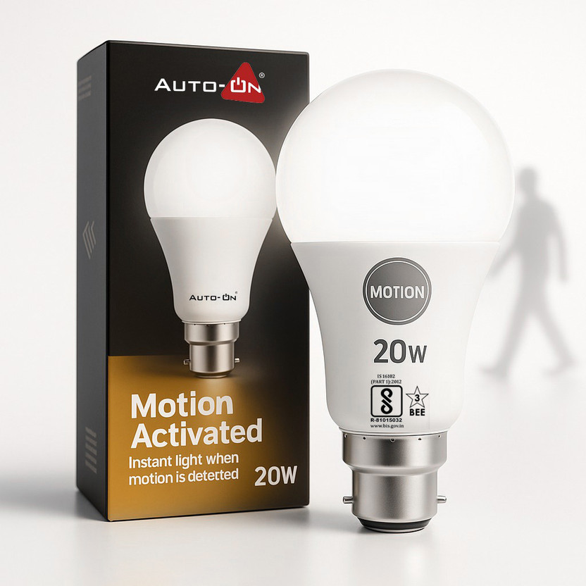 auto-on Motion Sensor LED Bulb (20W) Motion Sensor Light