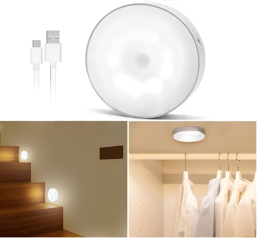 Apicbite Motion Sensor Led Light for Home - Indoor Wireless Rechargeable Torch Lamp Smart Sensor Light