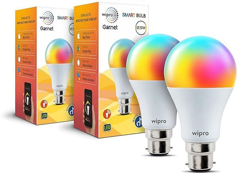 Wipro Garnet 12.5W B22 Smart Bulb Smart Bulb