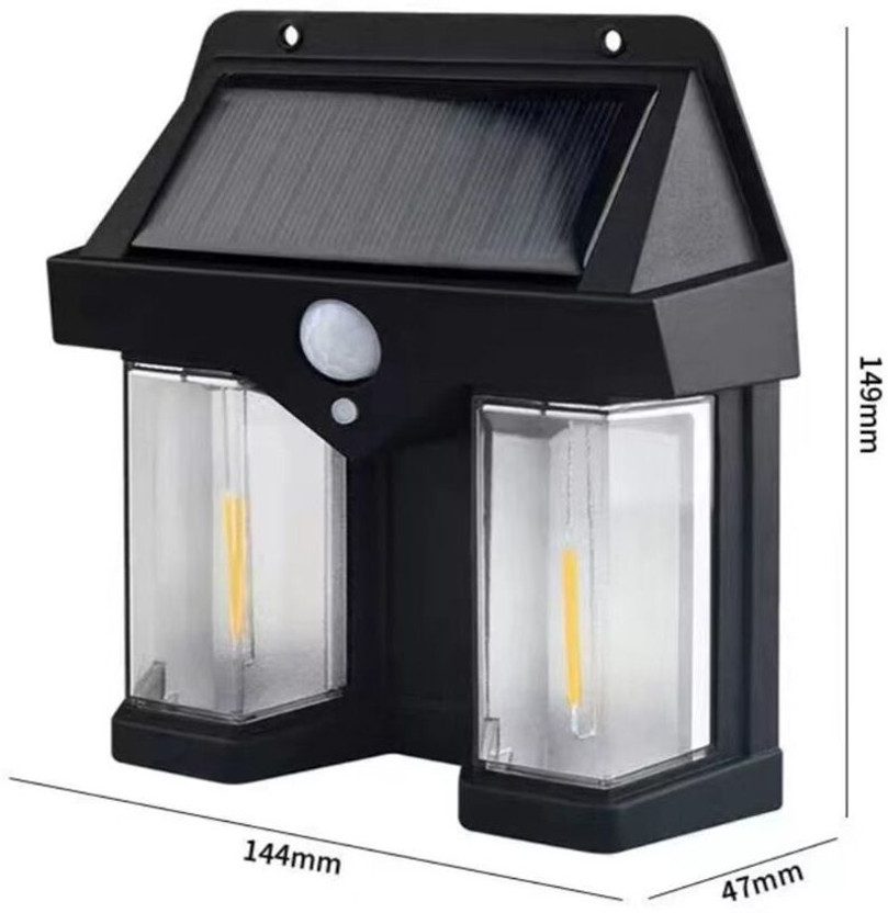 L K Solar LED Outdoor Light | Waterproof Solar Wall Light for Garden & Pathway Motion Sensor Light