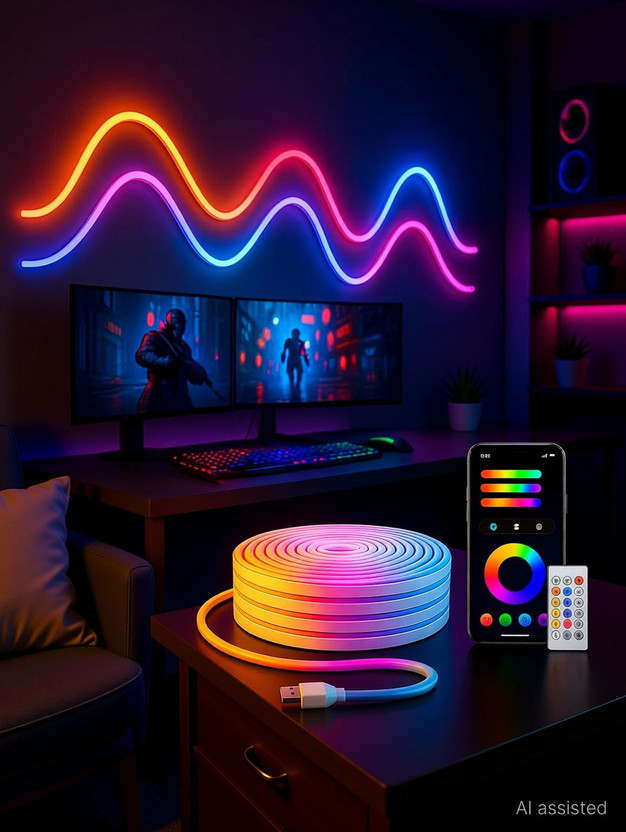 One94Store 500 LEDs 5 m Multicolor Color Changing Strip Rice Lights(Pack of 1)