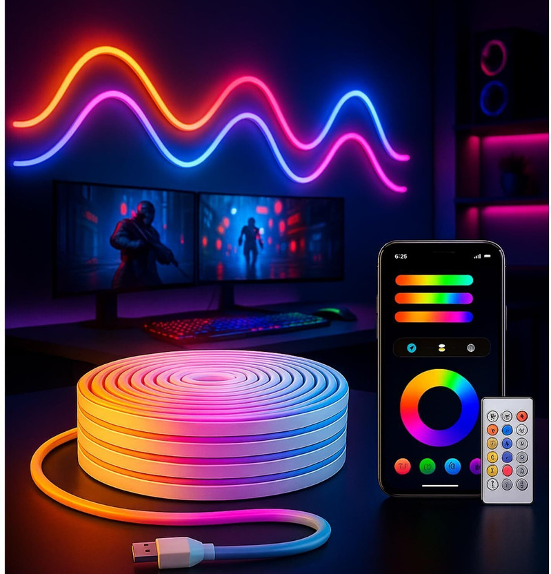 ONE94 STORE 300 LEDs 5 m Multicolor Color Changing Strip Rice Lights(Pack of 1)