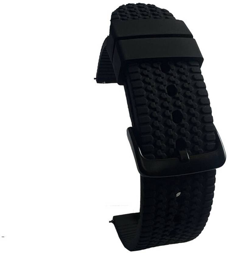 Melfo Textured Rubber Strap Compatible with BeatXP Unbound+ Smart Watch Smart Watch Strap Price