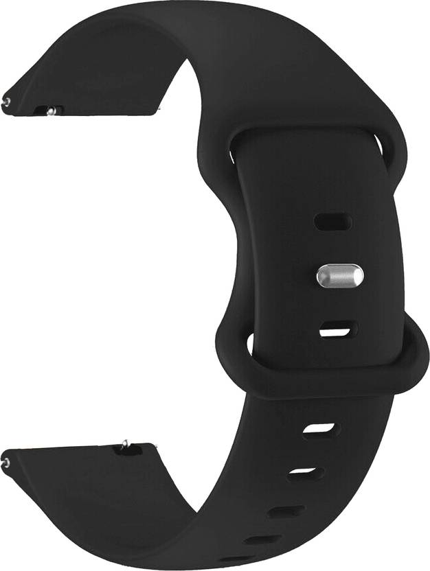 ACM Watch Strap Clip for Noise Colorfit Qube Smartwatch Belt Black