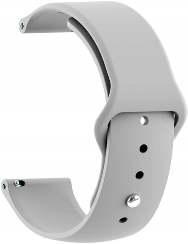 MOBISINGH MSH22SN4625GY 22MM Silicon Watch Band Strap - CHECK MODEL LIST/DESCRIPTION/IMAGE Smart Watch Strap(Mullti Color)