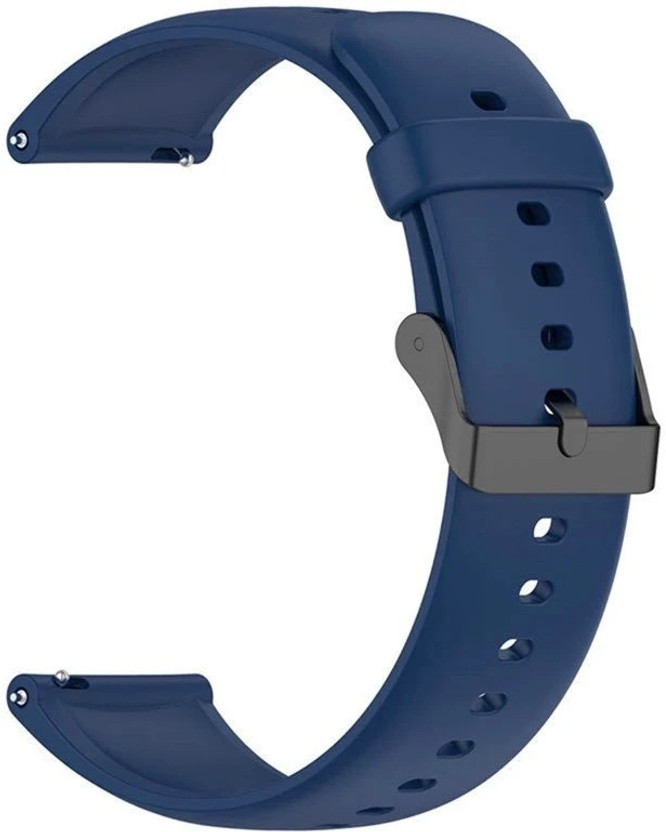 MOBISINGH MSH22CS727NB 22MM Classy Silicon Watch Belt - CHECK MODEL LIST/DESCRIPTION/IMAGE Smart Watch Strap(Mullti Color)