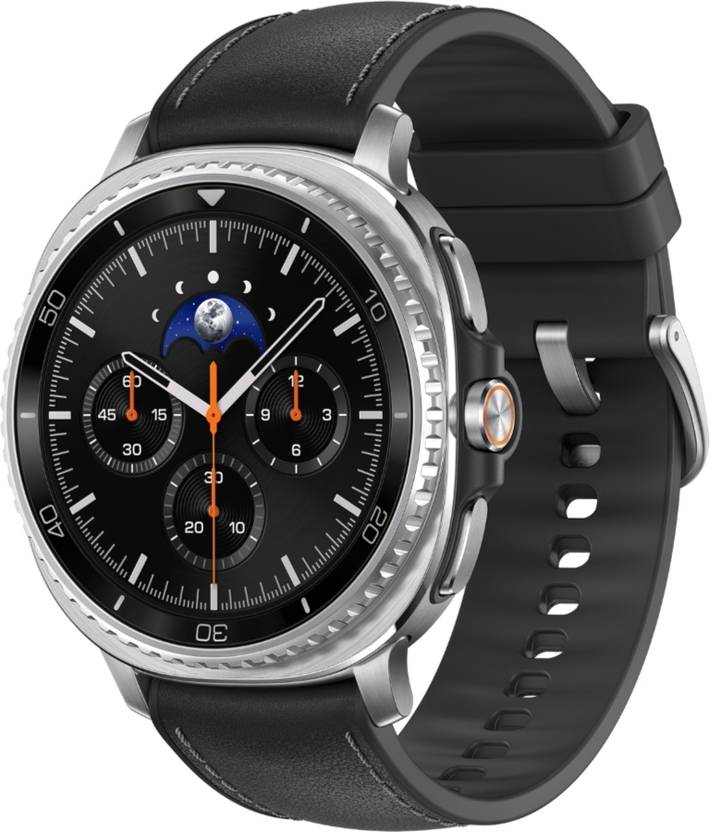 Samsung Galaxy Watch8 Classic (46mm Bluetooth) Black Strap, Large