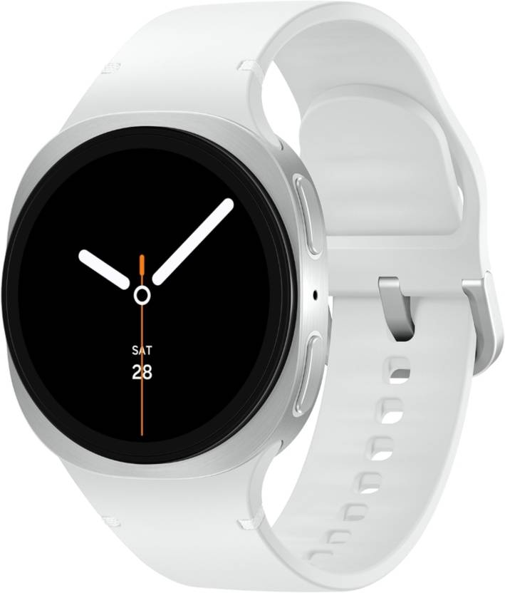 Samsung Galaxy Watch8 (44mm, LTE) White Strap, Large