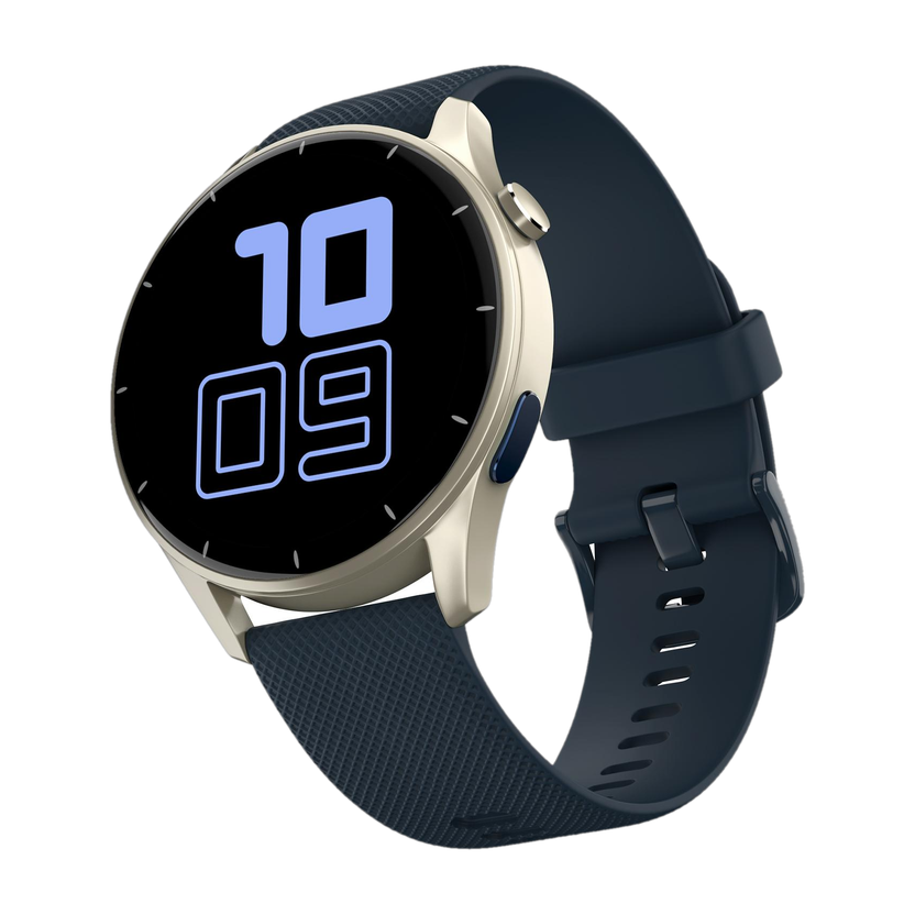 Noise Noise Crew 1.38 Round Display with Bluetooth Calling, Metallic finish, IP68 Rating Smartwatch(Midnight Blue Strap, Regular) - Flipkart Deal