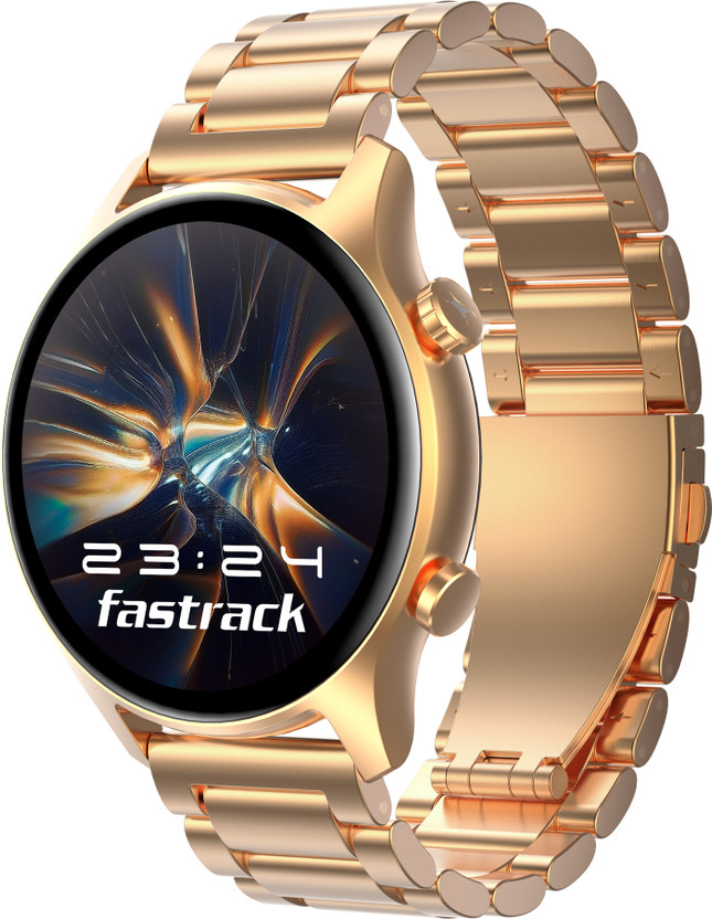 Fastrack Fastrack Revoltt FR2 Pro Smartwatch(Rose Gold Strap, Free Size)