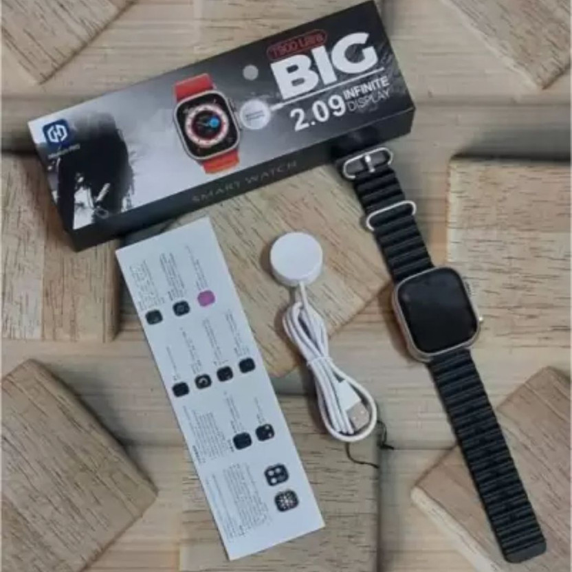 SHRI NETRA T900 Ultra Dual Series 8 HD Smartwatch(Black Strap, 1.99 Inch)