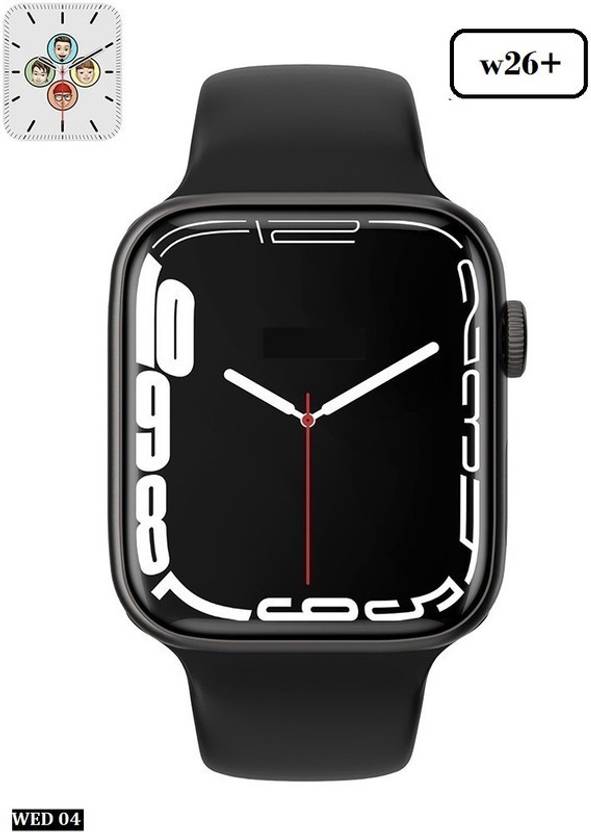 Bydye A2726_W26+ LATEST MULTI FACES SLEEP TRACKER SMART WATCH BLACK