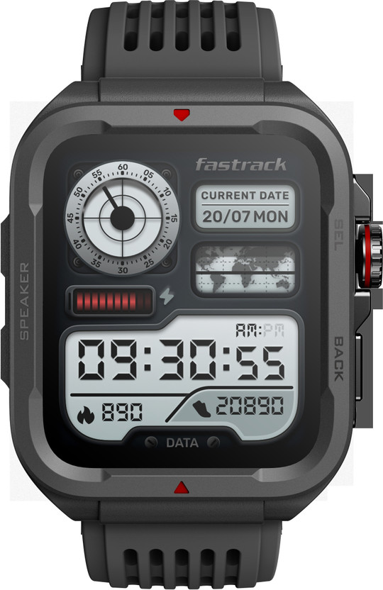 Fastrack Active Smartwatch(Black Strap, Free Size)