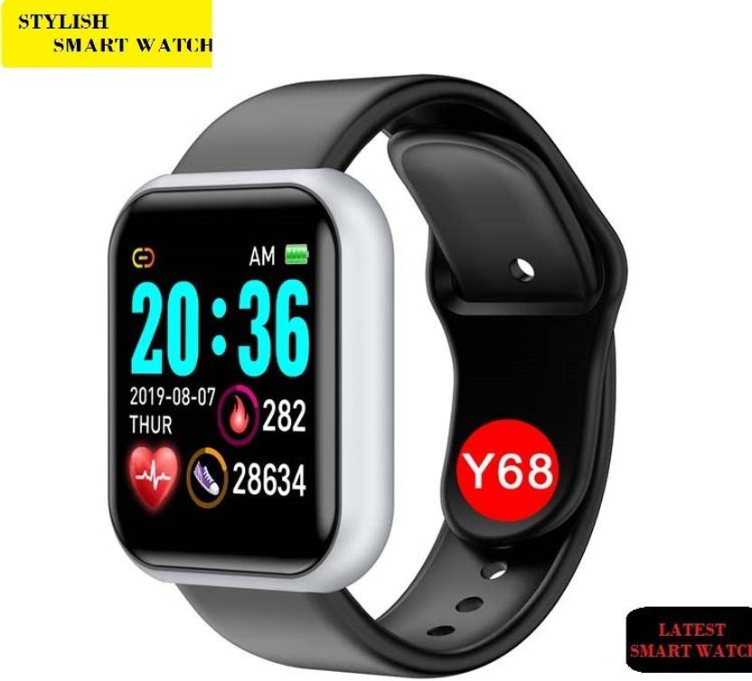 Bydye A686_A1 MAX HEART RATE STEP COUNT SMART WATCH BLACK(PACK OF 1