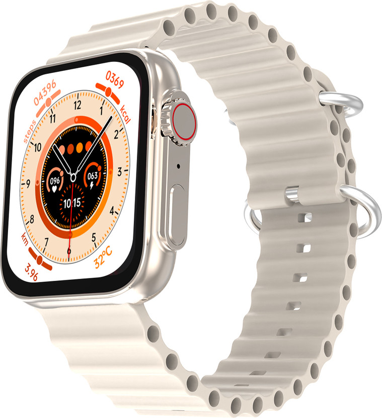 Fire-Boltt 45.2mm (1.78) AMOLED 368*448px Res,BT Calling and 123 Sports Modes Smartwatch(Gold Strap, Free Size)